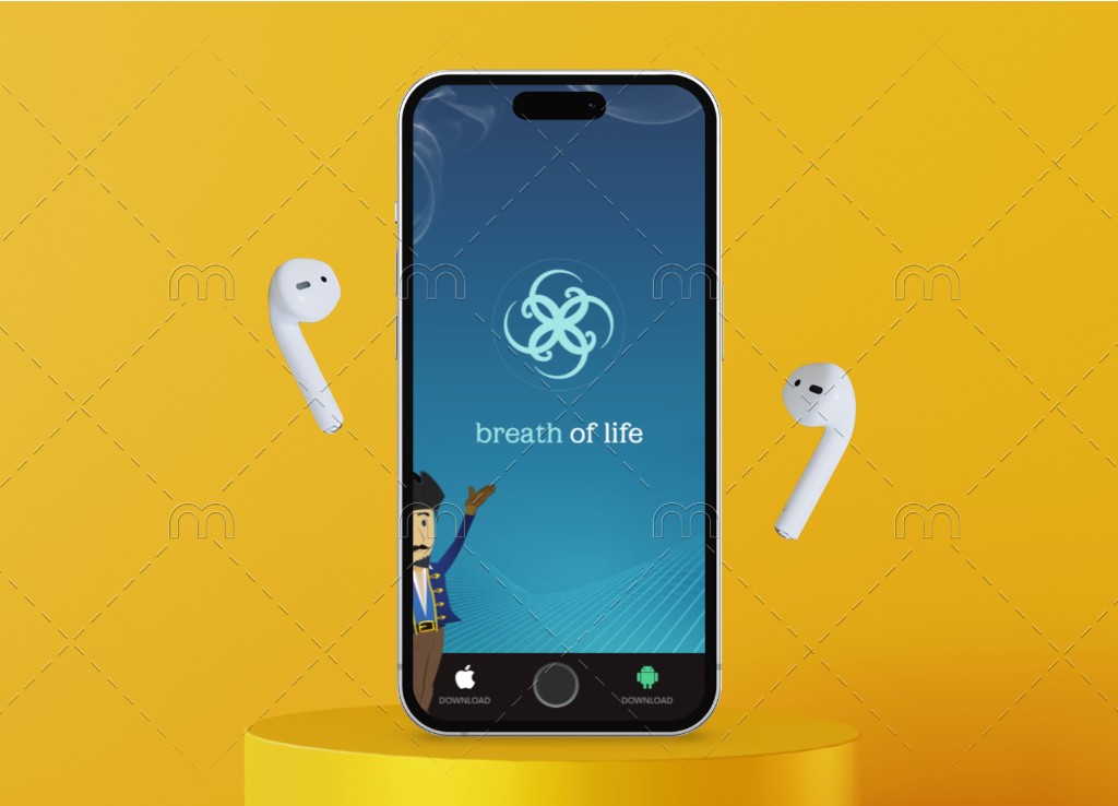 Breath of Life on a phone